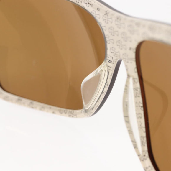 Chrome Hearts CH Plus Sunglasses plastic Brown Auth am9388V