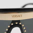 VERSACE Sunglasses plastic Black Gold Auth am9389V-6