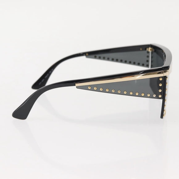 VERSACE Sunglasses plastic Black Gold Auth am9389V