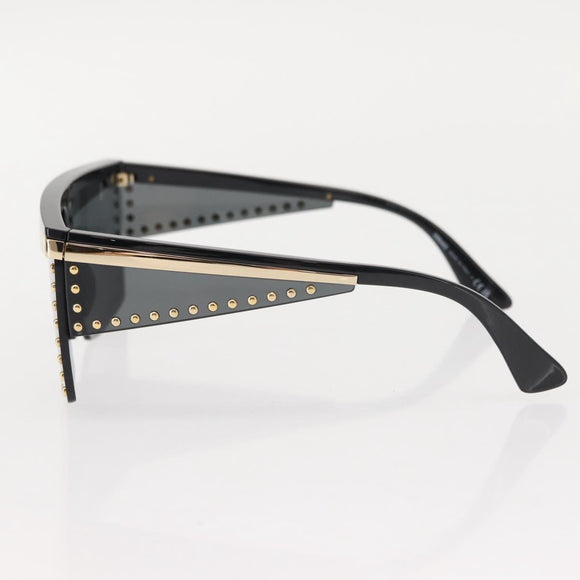 VERSACE Sunglasses plastic Black Gold Auth am9389V