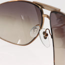 Salvatore Ferragamo Sunglasses metal Bronze Auth am9390-9