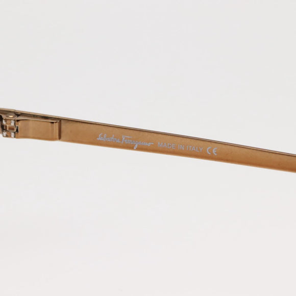 Salvatore Ferragamo Sunglasses metal Bronze Auth am9390