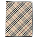 BURBERRY Nova Check Planner Case Canvas Leather Beige Black 146241 Auth am9392V-13