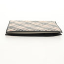 BURBERRY Nova Check Planner Case Canvas Leather Beige Black 146241 Auth am9392V-3