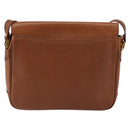 Burberrys Nova Check Shoulder Bag Leather Beige Brown gold Auth am9393-2