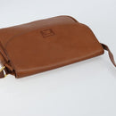 Burberrys Nova Check Shoulder Bag Leather Beige Brown gold Auth am9393-6