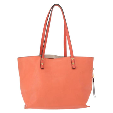 Chloe Dylan Tote Bag Leather Gold salmon pink Auth am9397 - 0