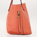 Chloe Dylan Tote Bag Leather Gold salmon pink Auth am9397-4