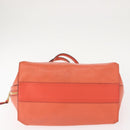 Chloe Dylan Tote Bag Leather Gold salmon pink Auth am9397-5