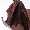 GIVENCHY Umhängetasche Leder geprägt Dunkelbraun Gold Original am9398-20