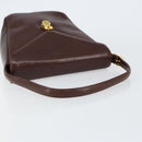 GIVENCHY Umhängetasche Leder geprägt Dunkelbraun Gold Original am9398-7