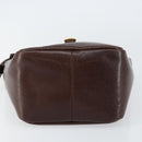 GIVENCHY Umhängetasche Leder geprägt Dunkelbraun Gold Original am9398-5