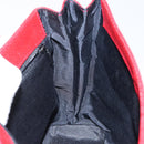 GIVENCHY Shoulder Bag Leather embossed 2way Red Gold Auth am9399-19