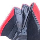 GIVENCHY Shoulder Bag Leather embossed 2way Red Gold Auth am9399-20