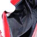 GIVENCHY Shoulder Bag Leather embossed 2way Red Gold Auth am9399-12