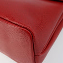 GIVENCHY Shoulder Bag Leather Embossed 2way Black Auth am9401-9