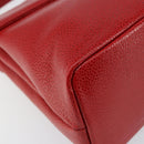 GIVENCHY Shoulder Bag Leather Embossed 2way Black Auth am9401-14