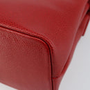 GIVENCHY Shoulder Bag Leather Embossed 2way Black Auth am9401-15