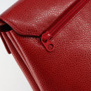 GIVENCHY Shoulder Bag Leather Embossed 2way Black Auth am9401-17