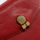 GIVENCHY Shoulder Bag Leather Embossed 2way Black Auth am9401-18