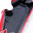 GIVENCHY Shoulder Bag Leather Embossed 2way Black Auth am9401-11