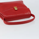 GIVENCHY Shoulder Bag Leather Embossed 2way Black Auth am9401-7