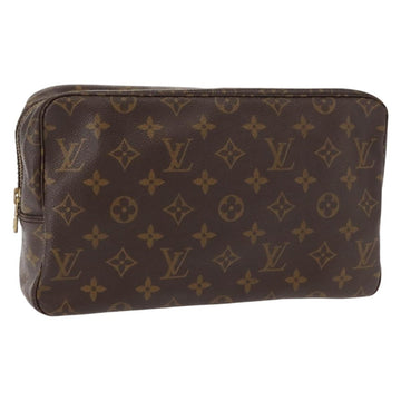 LOUIS VUITTON Monogram Trousse Toilette 28 Clutch Bag M47522 LV Auth am9404