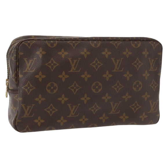 LOUIS VUITTON Monogram Trousse Toilette 28 Clutch Bag M47522 LV Auth am9404