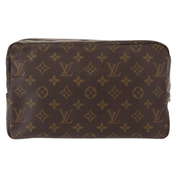 LOUIS VUITTON Monogram Trousse Toilette 28 Clutch Bag M47522 LV Auth am9404