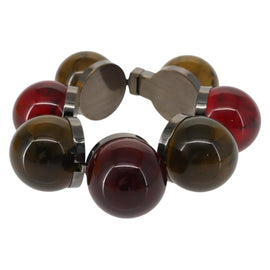 FENDI Colored Stones Bracelet metal Red Auth am9407V - 0