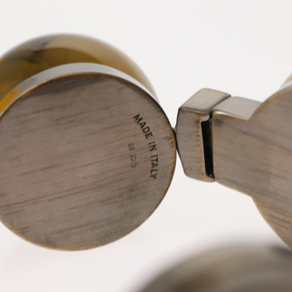 FENDI Colored Stones Bracelet metal Red Auth am9407V