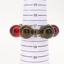 FENDI Colored Stones Bracelet metal Red Auth am9407V-8