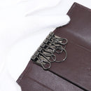 GUCCI Guccissima GG Canvas Key Case Leather Dark Brown 237509 Auth am9408V-8