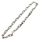 LOUIS VUITTON Chain Necklace Metal Silver M00307 LV Auth am9411M-1