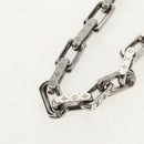 LOUIS VUITTON Chain Necklace Metal Silver M00307 LV Auth am9411M-2