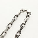 LOUIS VUITTON Chain Necklace Metal Silver M00307 LV Auth am9411M-4