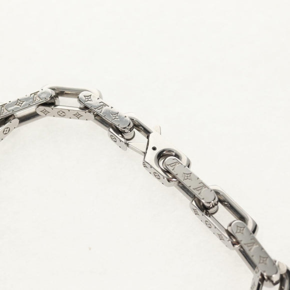 LOUIS VUITTON Chain Necklace Metal Silver M00307 LV Auth am9411M