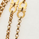 Salvatore Ferragamo Gancini Chain Belt metal Gold Auth am9413V-10