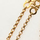 Salvatore Ferragamo Gancini Chain Belt metal Gold Auth am9413V-3