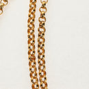 Salvatore Ferragamo Gancini Chain Belt metal Gold Auth am9413V-5