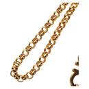 Salvatore Ferragamo Gancini Chain Belt metal Gold Auth am9413V-8