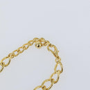 Christian Dior Chain Necklace metal Gold Tone Auth am9415V-11