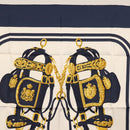 HERMES Carre 90 Scarf ""BRIDES de GALA par"" Silk White blue Auth am9417-3