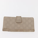 GUCCI GG Canvas Guccissima Key Case Wallet Leather 3 Set White Auth am9420-10