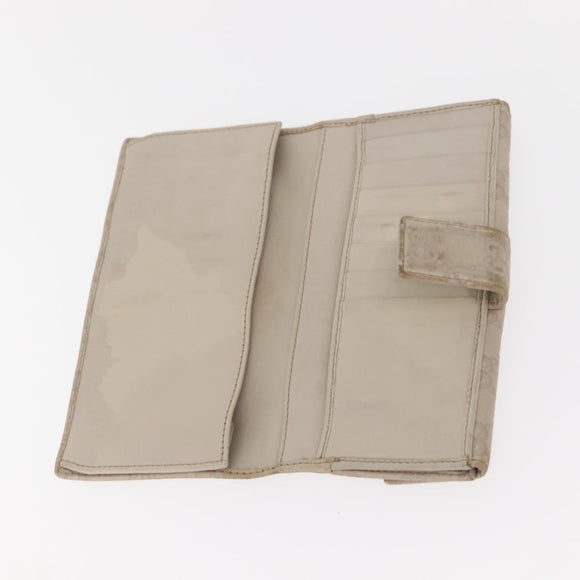 GUCCI GG Canvas Guccissima Key Case Wallet Leather 3 Set White Auth am9420