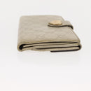 GUCCI GG Canvas Guccissima Key Case Wallet Leather 3 Set White Auth am9420-19