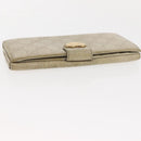 GUCCI GG Canvas Guccissima Key Case Wallet Leather 3 Set White Auth am9420-20