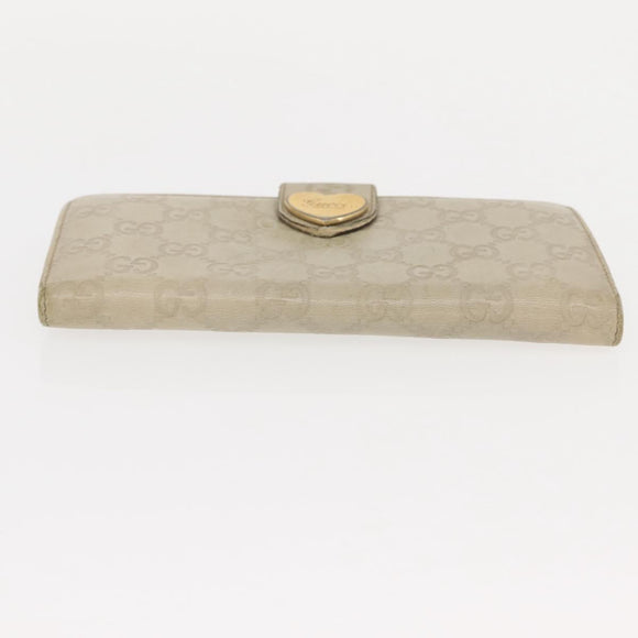 GUCCI GG Canvas Guccissima Key Case Wallet Leather 3 Set White Auth am9420