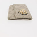 GUCCI GG Canvas Guccissima Key Case Wallet Leather 3 Set White Auth am9420-4