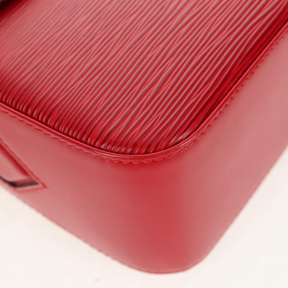 LOUIS VUITTON Epi Bushi Shoulder Bag Red M52207 LV Auth am9421V